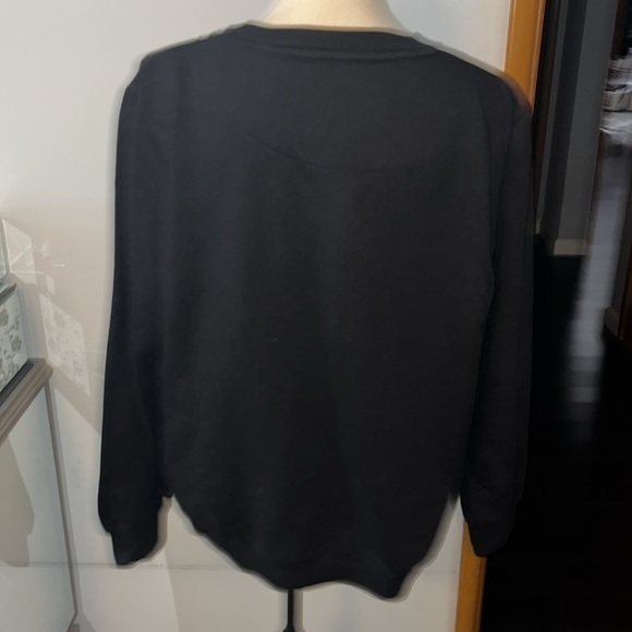 The Rolling Stones Sweater Womens Large Black English Rock & Roll Band Classic - Picture 4 of 5